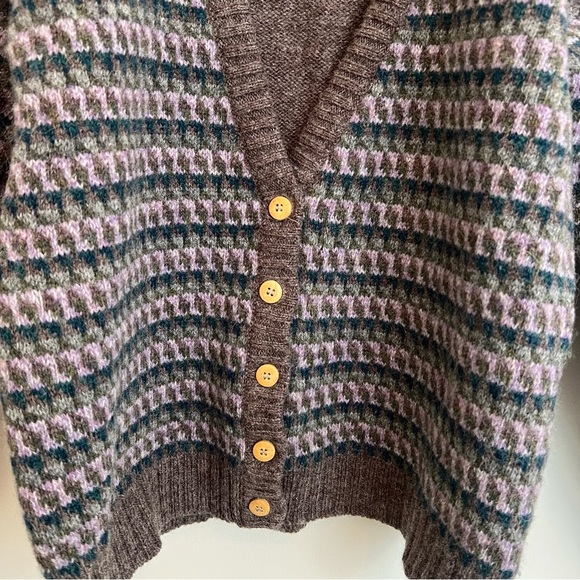 VTG Birch Bros 100% Shetland Wool Sweater Sz Small - Picture 2 of 8